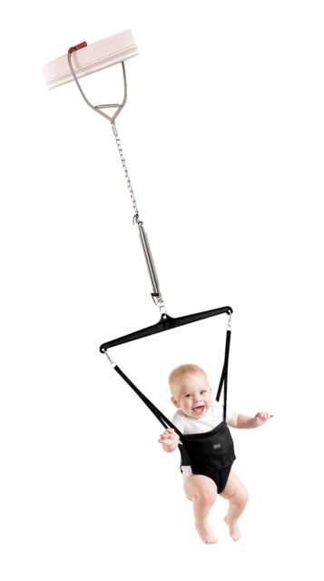 baby hanging jumper